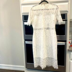 Lulu’s Lace White Dress